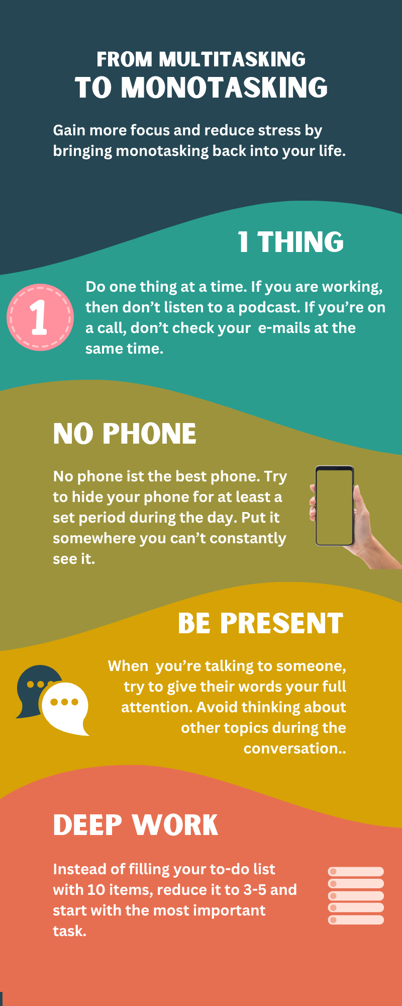 From multitasking to monotasking